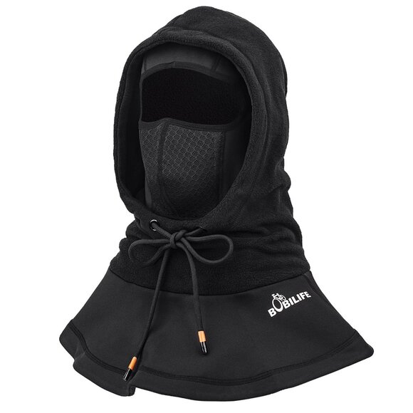 Double Thickened Fleece Balaclava Full Face Mask Winter Ski Cycling